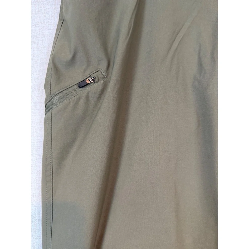 Orvis Trek Pant Men 38x30 Kalamata Green Water Repellent Stretch Hiking Gorpcore